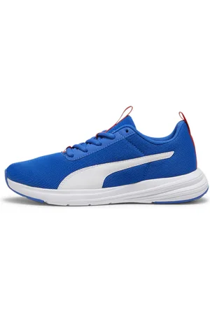 PUMA Rickie Runner Youth Sneakers, Blue, Size 35.5, Shoes