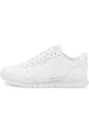 PUMA ST Runner v3 Leather Youth Trainers, , Size 35.5, Shoes
