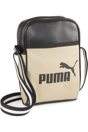 PUMA Campus Compact Portable Shoulder Bag, Beige, Accessories