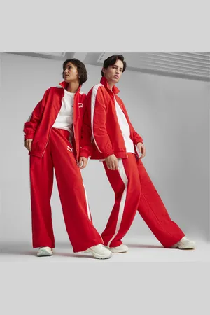 PUMA T7 Oversized Track Pants Unisex, , Size M, Clothing