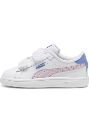 PUMA Smash 3.0 Leather V Sneakers Baby, White, Size 22, Shoes