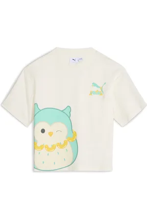 PUMA X SQUISHMALLOWS Tee Kids, White, Size 3-4Y, Clothing