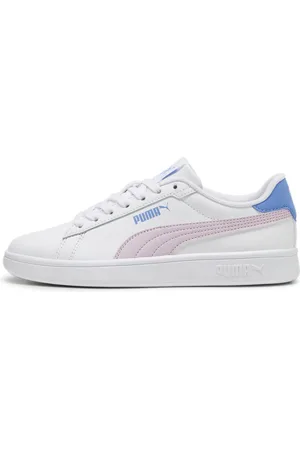 PUMA Smash 3.0 Leather Sneakers Youth, White, Size 37.5, Shoes