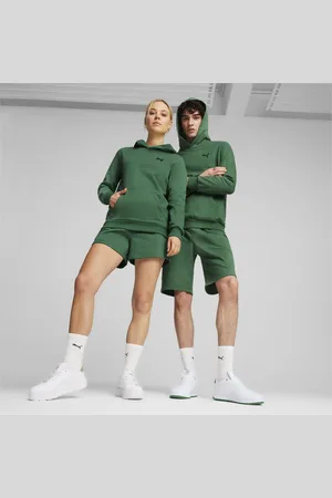 PUMA Made In France Hoodie, Green, Size XL, Clothing