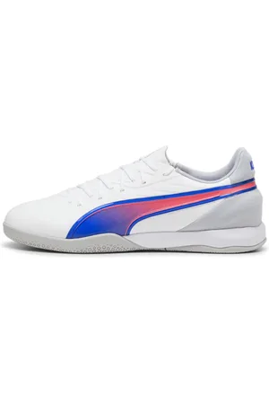PUMA KING MATCH IT Football Boots, White, Size 47, Shoes