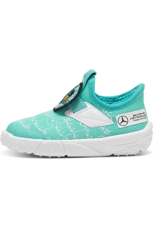 PUMA Mercedes-AMG Petronas F1® Slipkart Sneakers Toddler, Green, Size 19, Shoes