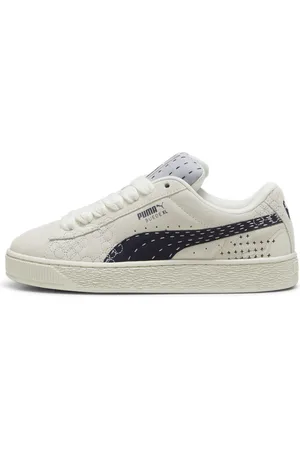 PUMA Suede XL Skate Sneakers Unisex, White, Size 41, Shoes