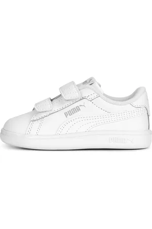 PUMA Smash 3.0 Leather V Sneakers Baby, White, Size 21, Shoes