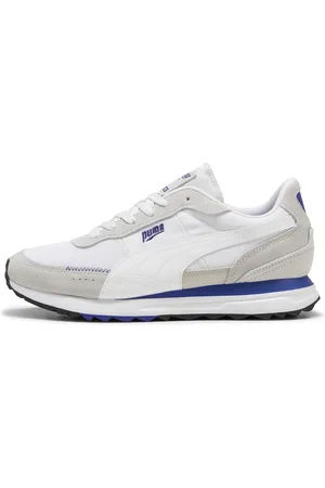PUMA Road Rider Suede Sneakers, White, Size 43, Shoes