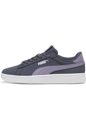 PUMA Smash 3.0 Buck Sneakers Youth, Gray, Size 37, Shoes