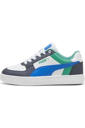 PUMA Caven 2.0 Block Youth Sneakers, White, Size 38, Shoes