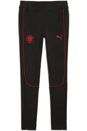 PUMA FC St. Pauli Casuals Pants Youth, Black, Size 5-6Y, Clothing