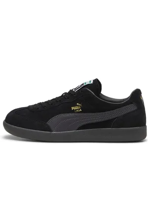 PUMA Liga Suede Sneakers, Black, Size 36, Shoes