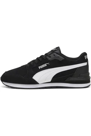 PUMA ST Runner v4 Suede Sneakers Unisex, Black, Size 40, Shoes
