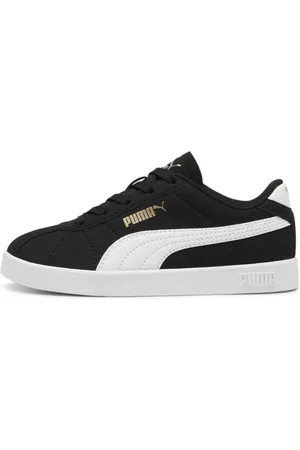 PUMA Club II Sneakers Kids, Black, Size 28, Shoes