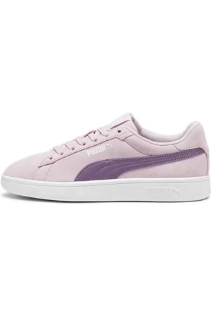 PUMA Smash 3.0 Suede Sneakers Youth, Purple, Size 35.5, Shoes
