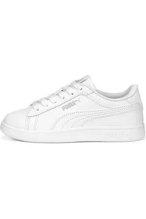 PUMA Smash 3.0 L Shoes Kids, White, Size 27.5, Shoes