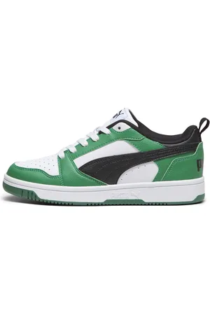 PUMA Rebound V6 Lo Youth Sneakers, White, Size 37.5, Shoes