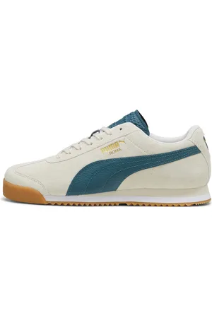 PUMA Roma Suede Sneakers Unisex, White, Size 48, Shoes