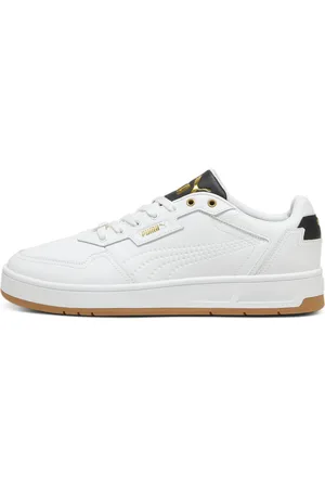 PUMA Court Classic Lux Sneakers, White, Size 42, Shoes