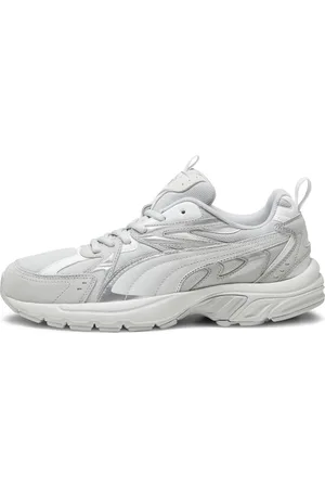 PUMA Milenio Tech Suede Sneakers, Gray, Size 43, Shoes