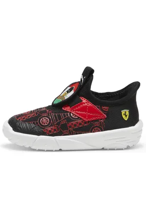 PUMA Scuderia Ferrari Slipkart Sneakers Toddler, Black, Size 19, Shoes