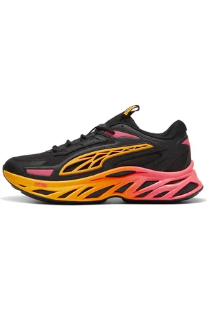 PUMA Exotek NITRO™ Fire Glow Sneakers, Black, Size 42.5, Shoes