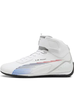 PUMA BMW M Motorsport Neo Cat Mid 2.0 Shoes Unisex, White, Size 39, Shoes