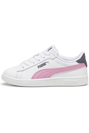 PUMA Smash 3.0 L Shoes Kids, White, Size 27.5, Shoes