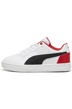 PUMA Scuderia Ferrari Caven 2.0 Youth Sneakers, White, Size 38.5, Shoes