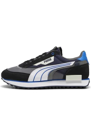 PUMA Future Rider Displaced Trainers, Blue, Size 36, Shoes
