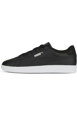 PUMA Smash 3.0 L Sneakers, Black, Size 36, Shoes