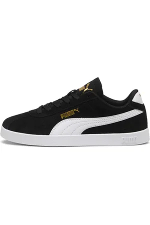 PUMA Club II Sneakers Youth, Black, Size 35.5, Shoes
