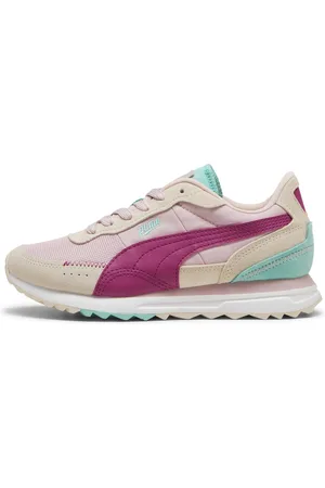 PUMA Road Rider Suede Sneakers, Pink, Size 43, Shoes