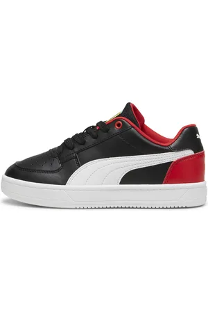 PUMA Scuderia Ferrari Caven 2.0 Youth Sneakers, Black, Size 38.5, Shoes