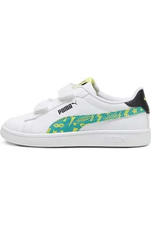 PUMA Smash 3.0 Masked Hero Sneakers, White, Size 34, Shoes