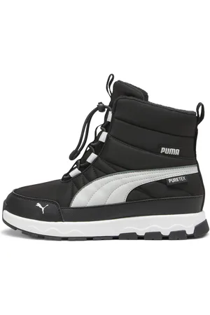 PUMA Evolve Puretex Youth Boots, Black, Size 35.5, Shoes