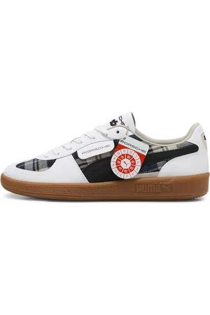PUMA Porsche Legacy Palermo Tartan Sneakers, White, Size 48, Shoes