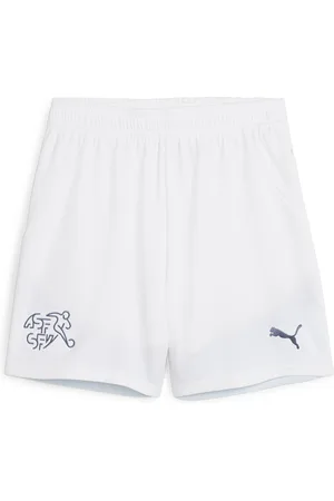 PUMA Switzerland 2024 Shorts Youth, White, Size 13-14Y, Clothing