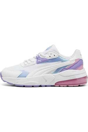 PUMA Vis2k Bouncy Sky Sneakers Youth, White, Size 35.5, Shoes