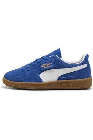 PUMA Palermo Youth Sneakers, Blue, Size 35.5, Shoes