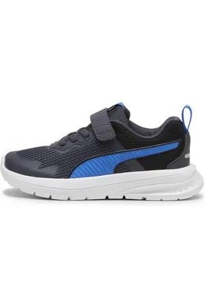 PUMA Evolve Run Mesh Alternative Closure Sneakers Kids, Gray, Size 27.5, Shoes