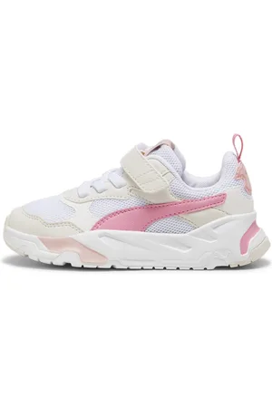 PUMA Trinity Sneakers Youth, White, Size 28, Shoes