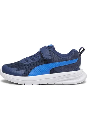 PUMA Evolve Run Mesh Alternative Closure Sneakers Kids, Blue, Size 27.5, Shoes