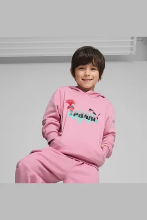 PUMA X TROLLS Hoodie Kids, Pink, Size 1-2Y, Clothing