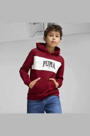PUMA SQUAD Hoodie Youth, Red, Size 13-14Y, Kids