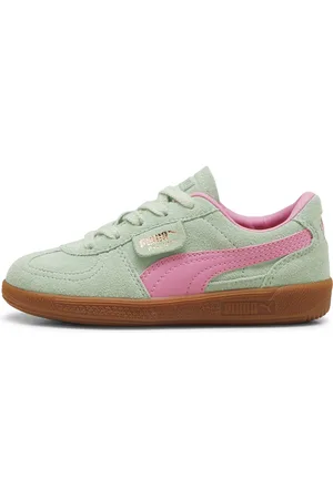 PUMA Palermo Sneakers Kids, Green, Size 29, Shoes
