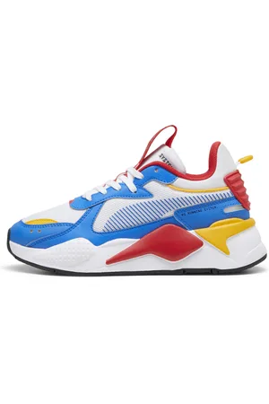 PUMA RS-X Youth Sneakers, White, Size 36, Shoes