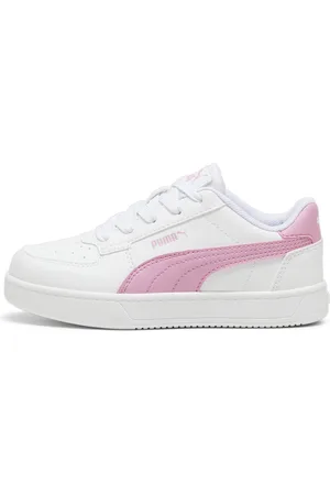 PUMA Caven 2.0 Kids Sneakers, White, Size 27.5, Shoes