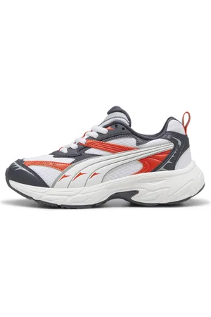PUMA Morphic Techie Youth Sneakers, White, Size 35.5, Shoes